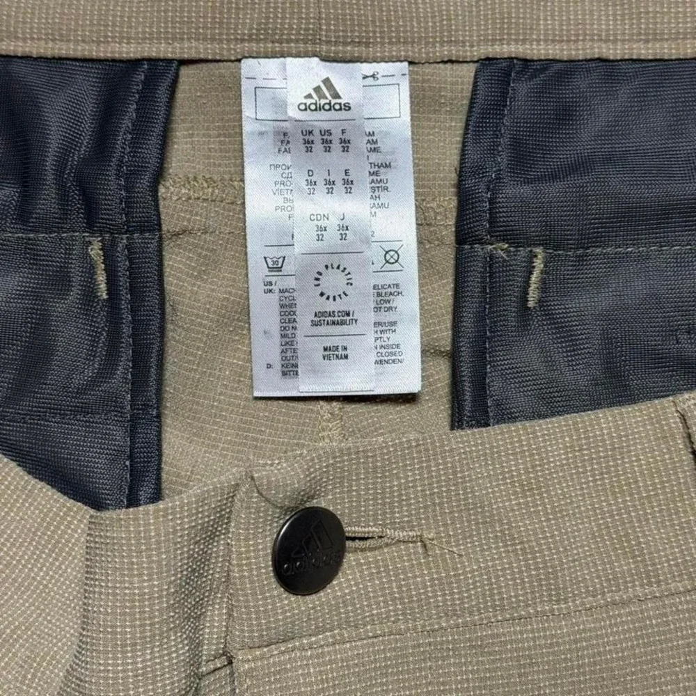Adidas Beige Stretch‎ Lightweight 365 Golf Pants Size 36x32